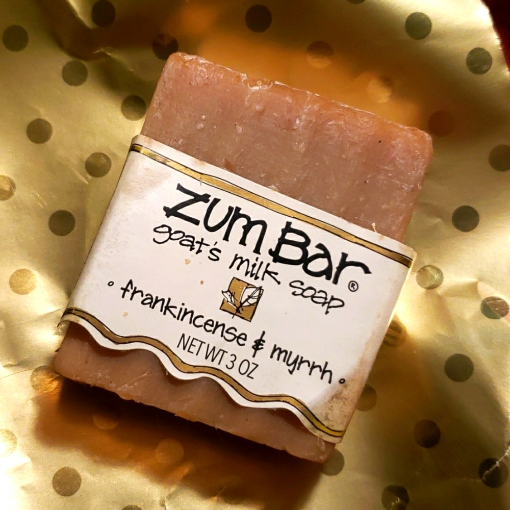 ZUM Bar -  Goat's Milk Soap Frankincense and Myrrh • full  bar  3oz handmade
